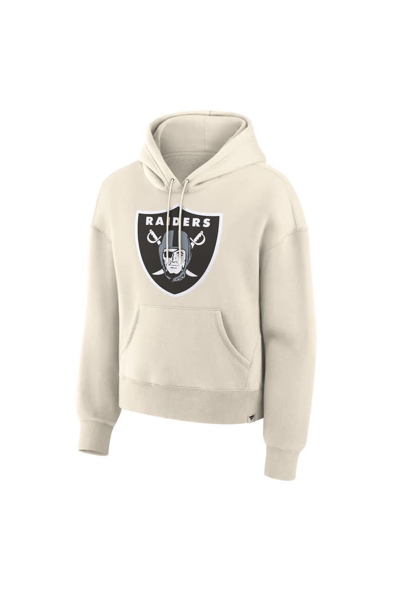 Women's Fanatics Cream Las Vegas Raiders Dove Legacy Pullover Hoodie, Alternate, color, Cream