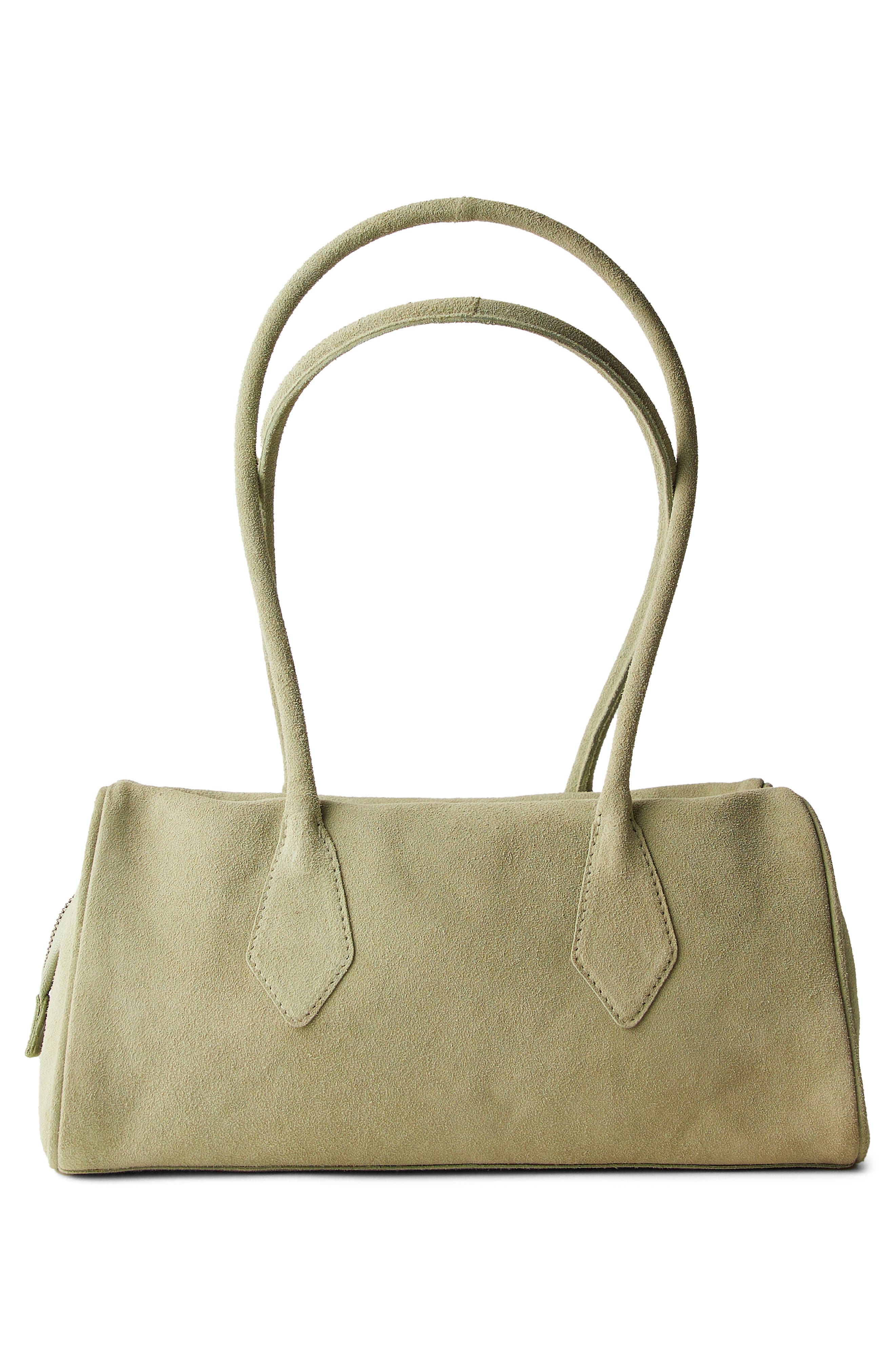 Free People Sierra Shoulder Bag, Alternate, color, Sage