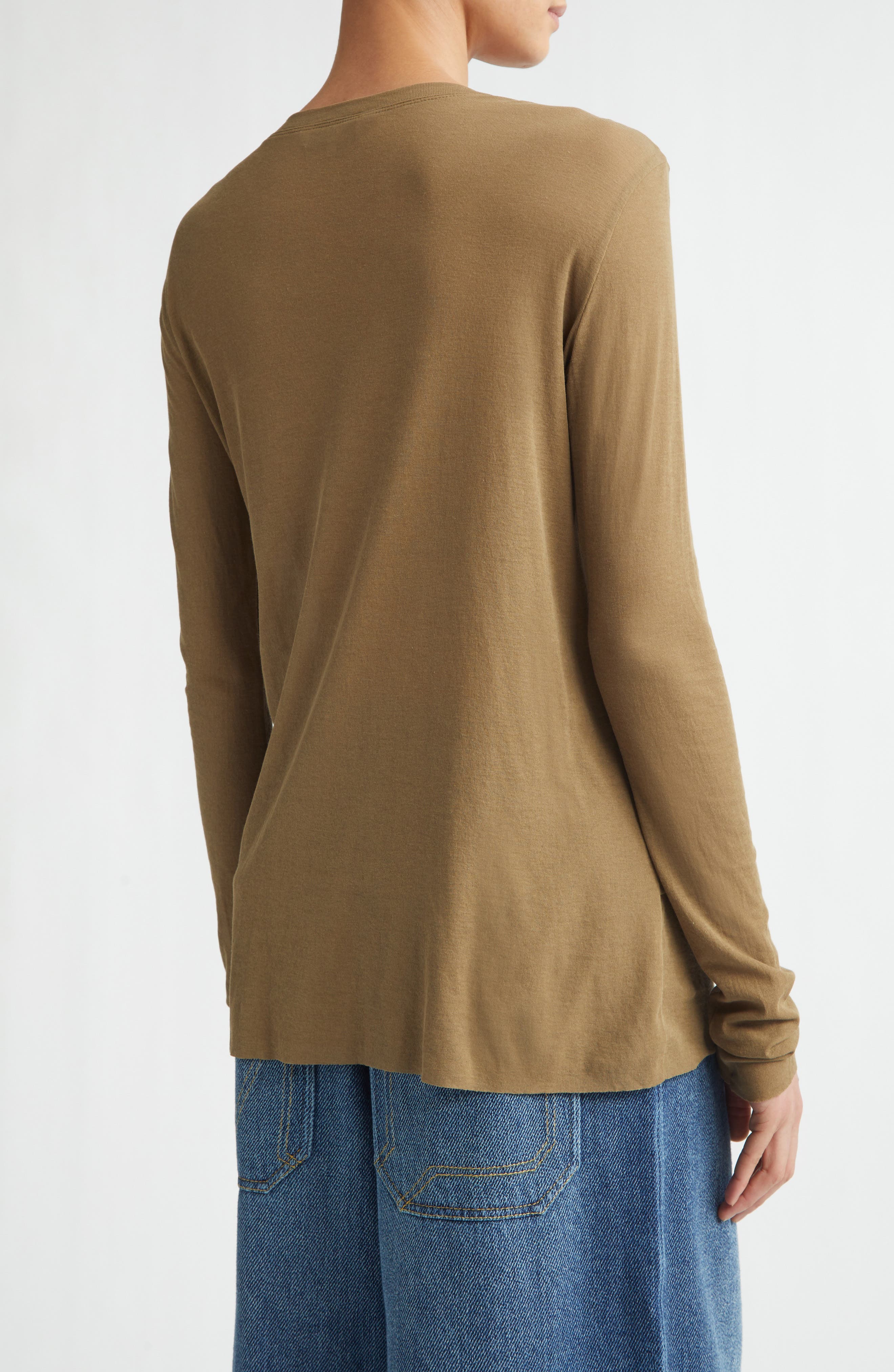 Double Layer Cotton T-Shirt - image 4