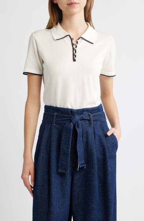FRAME FRAME THE SPORT TIPPED COTTON POLO