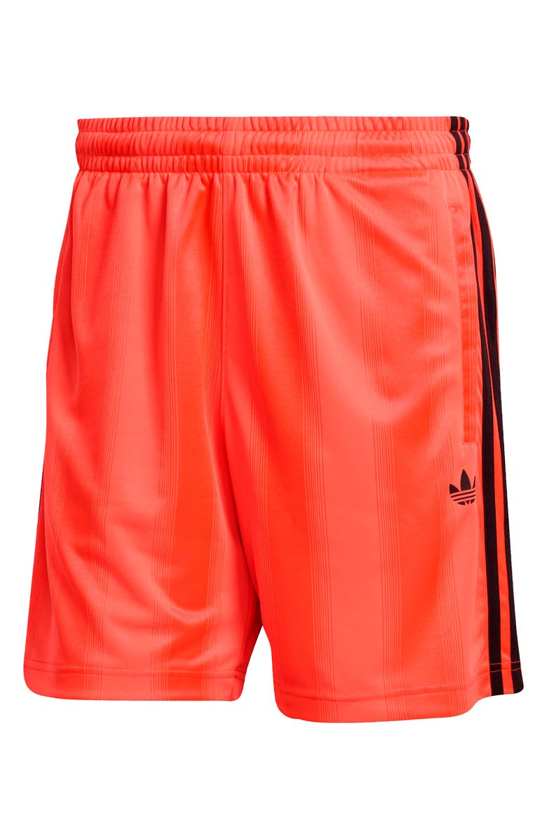 adidas Adicolor Jacquard Shorts, Alternate, color, Lucid Red/ Black