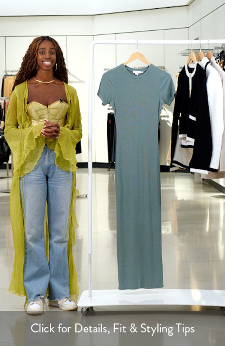 Rib Maxi T-Shirt Dress, sales video thumbnail