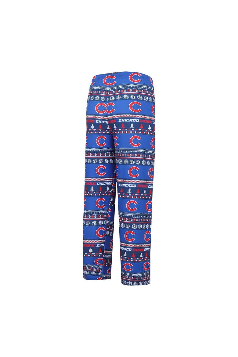 Men's Concepts Sport Royal Chicago Cubs Knit Ugly Sweater Long Sleeve Top & Pants Set, Alternate, color, Royal