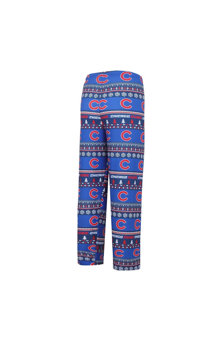 CONCEPTS SPORT Men's Concepts Sport Royal Chicago Cubs Knit Ugly Sweater Long Sleeve Top & Pants Set, Alternate, color, Royal