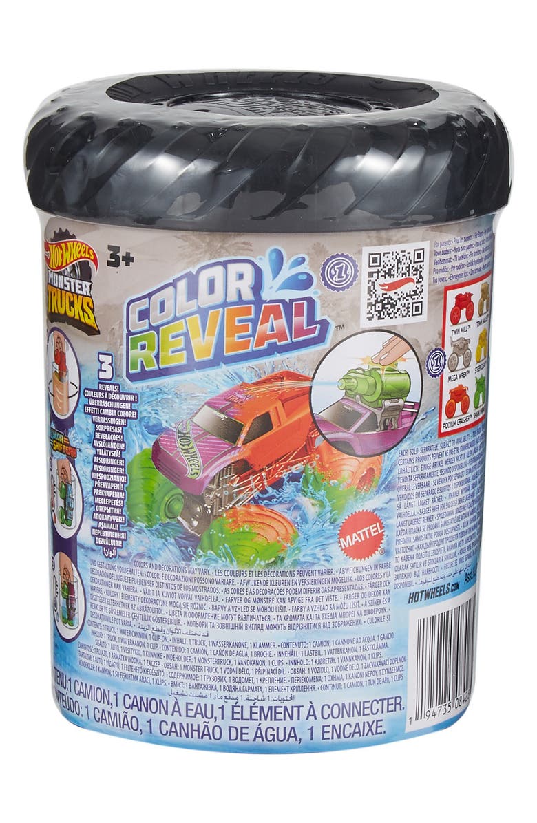 Mattel Hot Wheels<sup>®</sup> Color Reveal Monster Truck Toy, Main, color, Multi