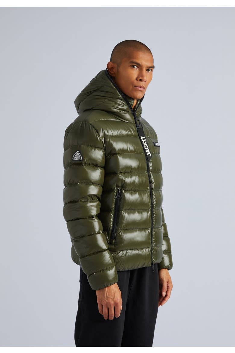 Hooded Insulated Jacket, Alternate, color, Olive