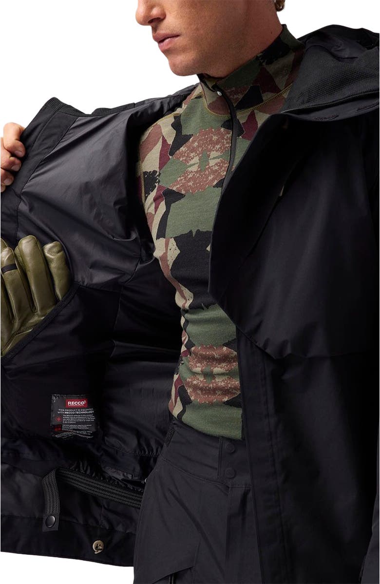 Backcountry Crestcarver Gore-Tex Shell Jacket - Men's, Alternate, color, Black