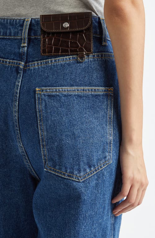 Saks Potts Shake Pleated Organic Cotton Jeans