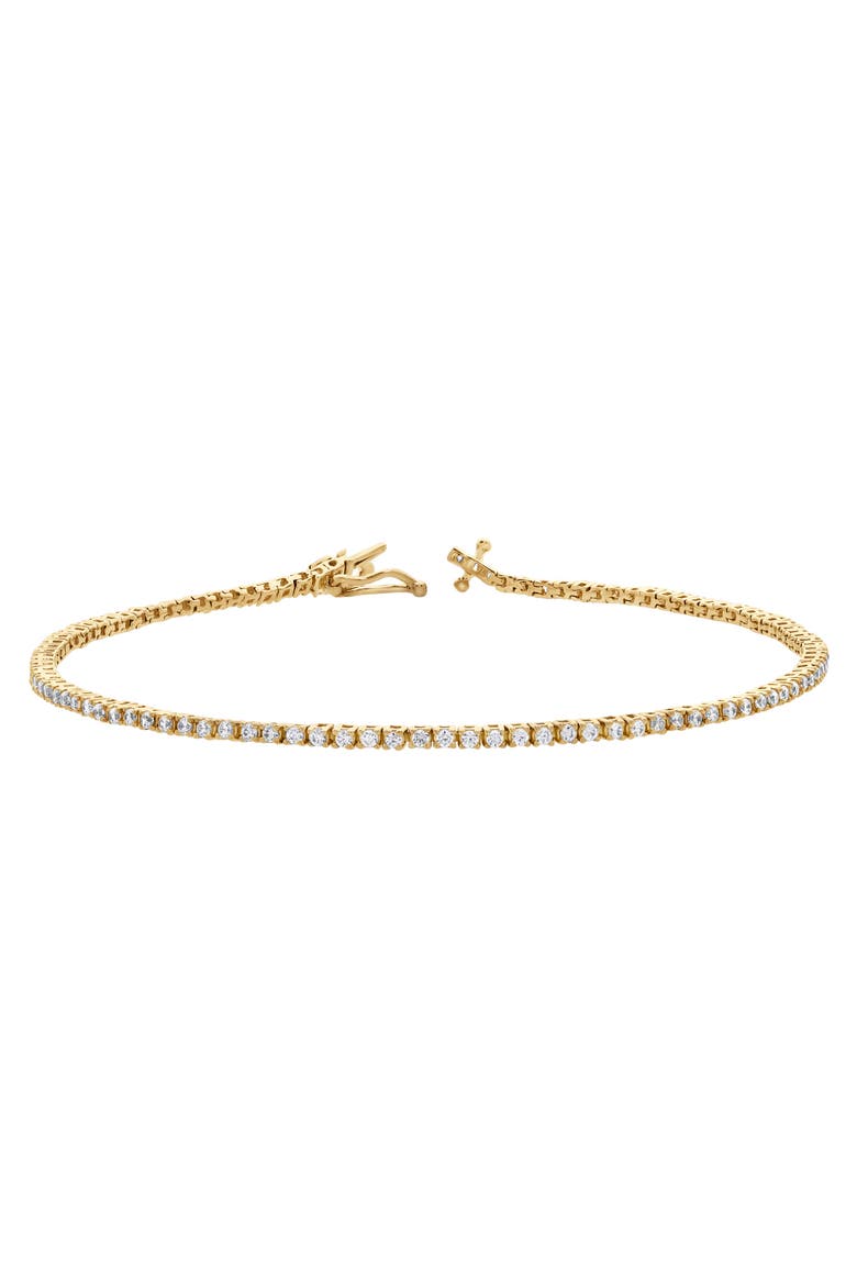 Enora 1 Ct 14K Gold Diamond Tennis Bracelet, Main, color, 14K Yellow Gold