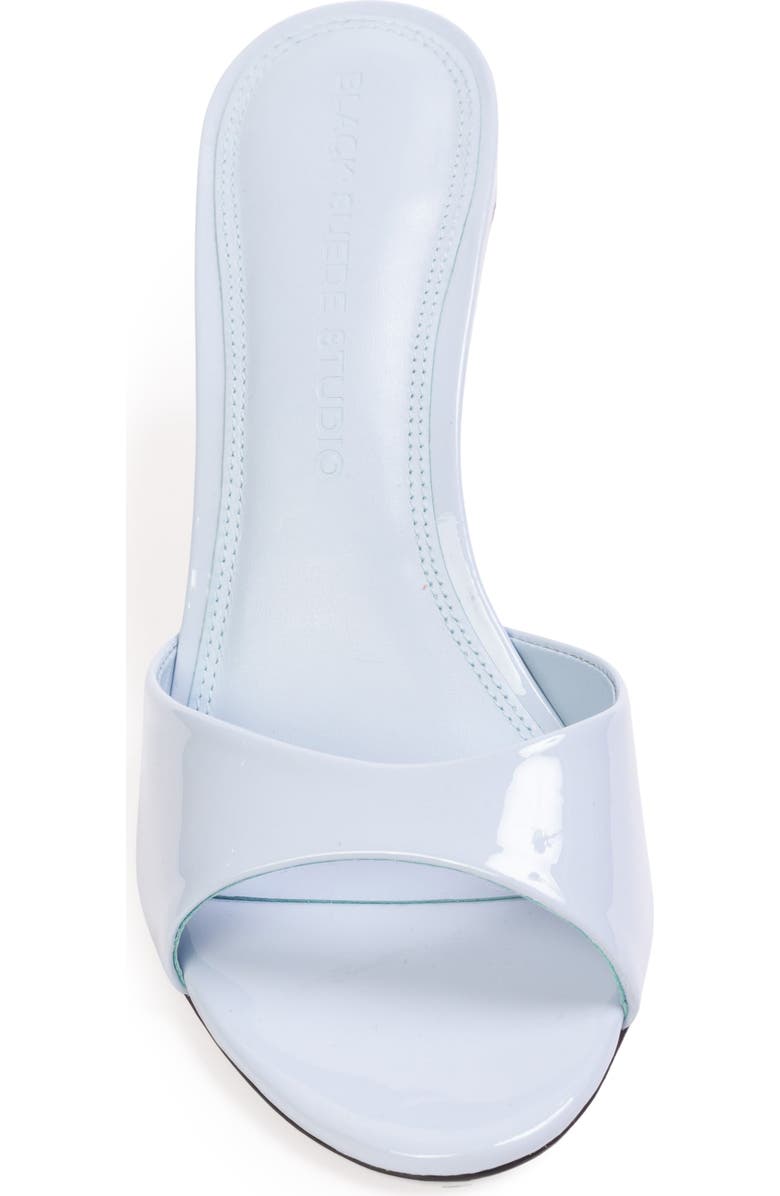 BLACK SUEDE STUDIO Freddie 65 Mule, Alternate, color, Sky Blue Patent Leather