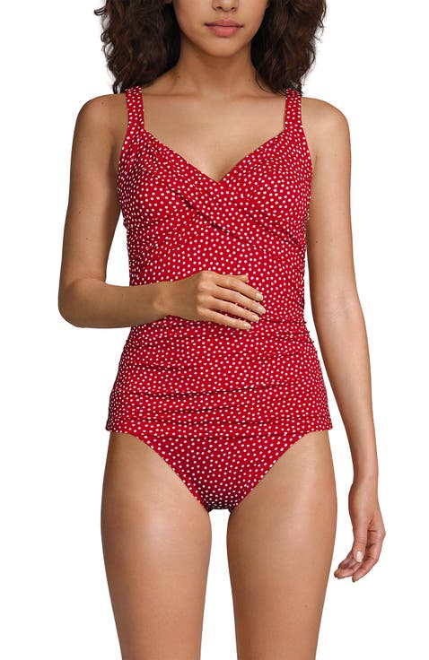 Wrap Underwire Tankini Top Swimsuit
