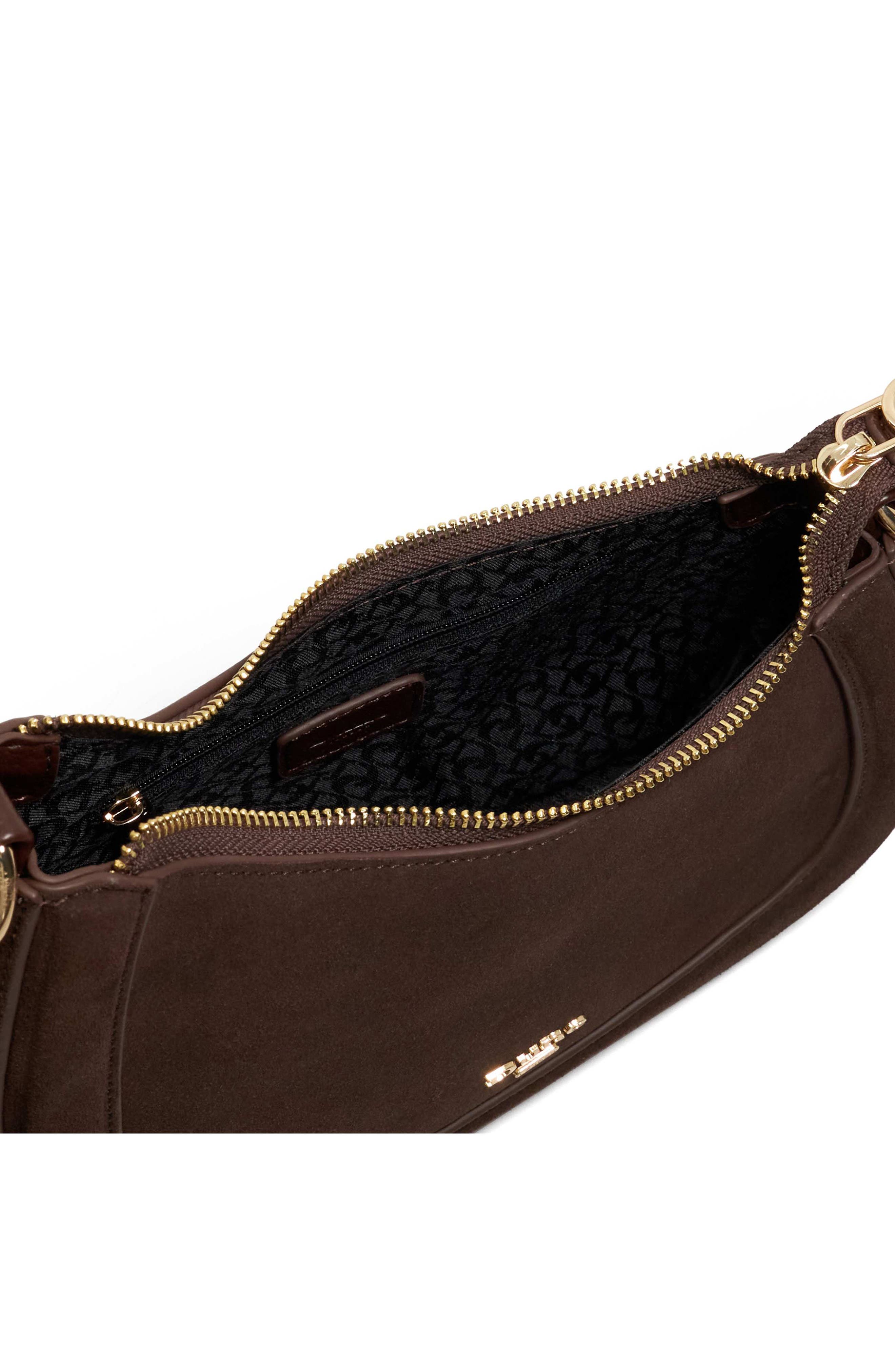 Direction Shoulder Bag, Alternate, color, DARK BROWN