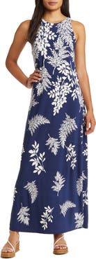 Tommy Bahama Jasmina Whisper Fronds Maxi Dress