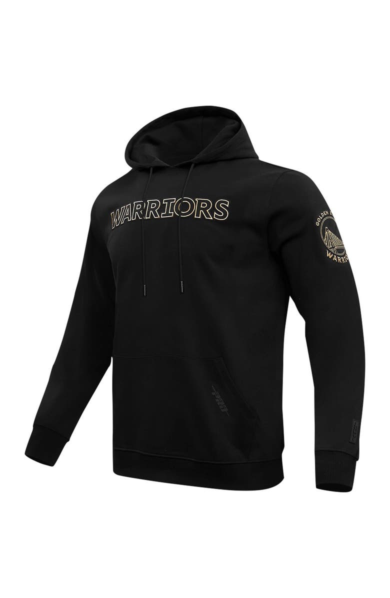 PRO STANDARD Men's Pro Standard Golden State Warriors Black & Gold Pullover Hoodie, Alternate, color,