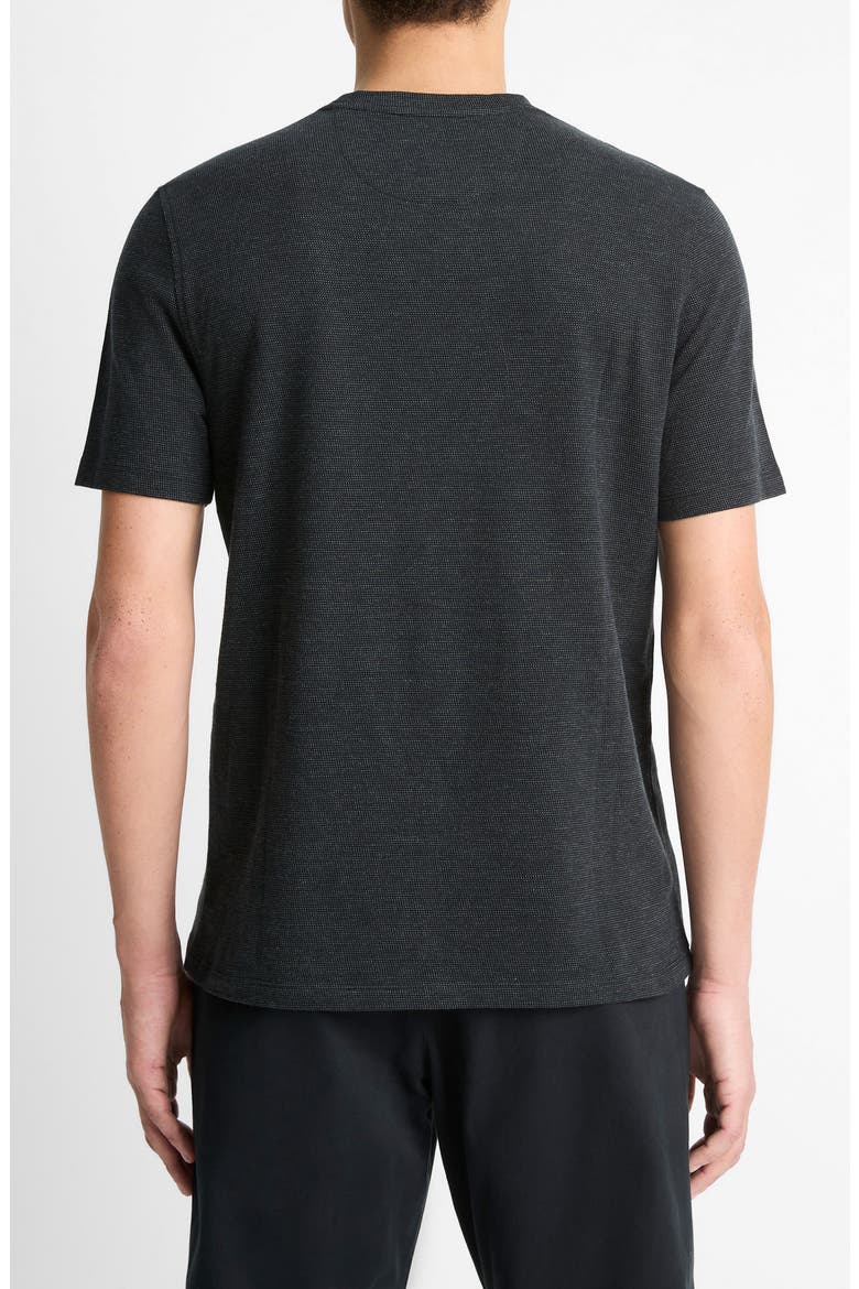 S/S CREW, Alternate, color, BLACK/ MED H GREY