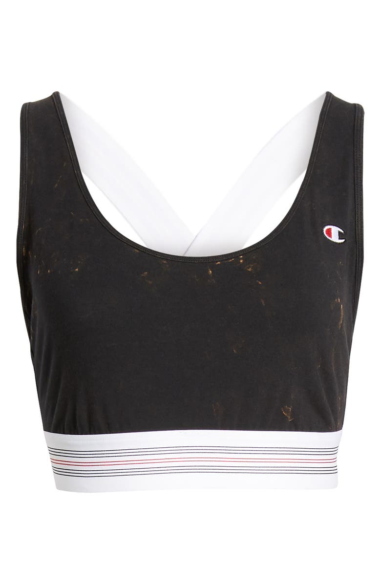 Champion Acid Wash Bra Top, Alternate, color, 