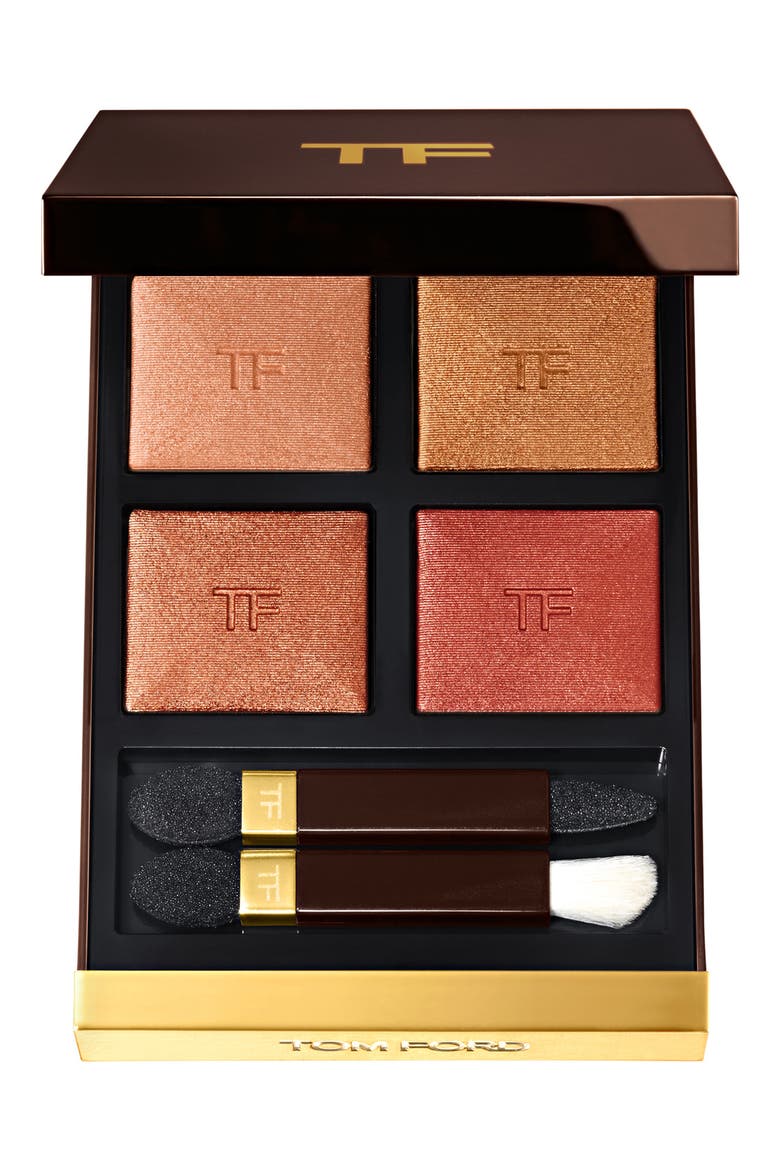 Eye Color Quad Eyeshadow Palette, Main, color, PEACH DAWN