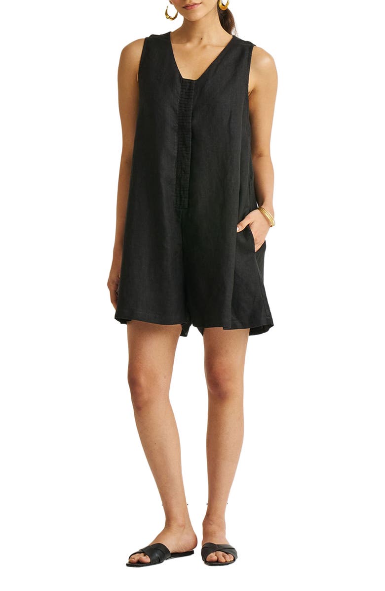 Reistor Romp and Play Romper, Alternate, color, Black