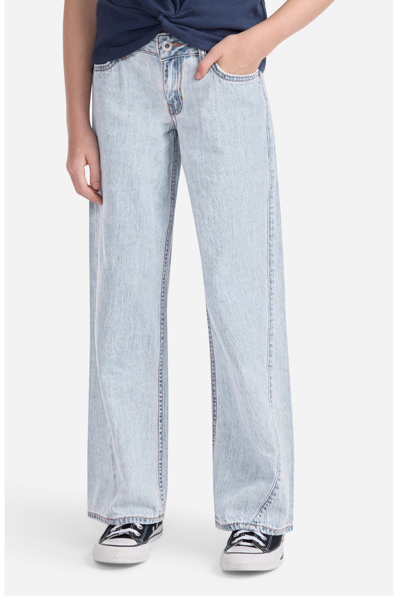 Kids' Seamed Baggy Jeans, Alternate, color, LCACUMULUS