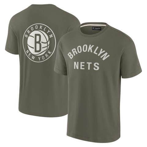 Unisex Fanatics Signature Olive Brooklyn Nets Elements Super Soft Short Sleeve T-Shirt