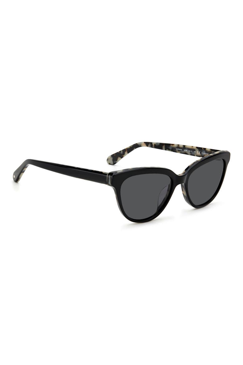 cayennes 54mm cat eye sunglasses, Alternate, color, BLACK/ GREY POLAR