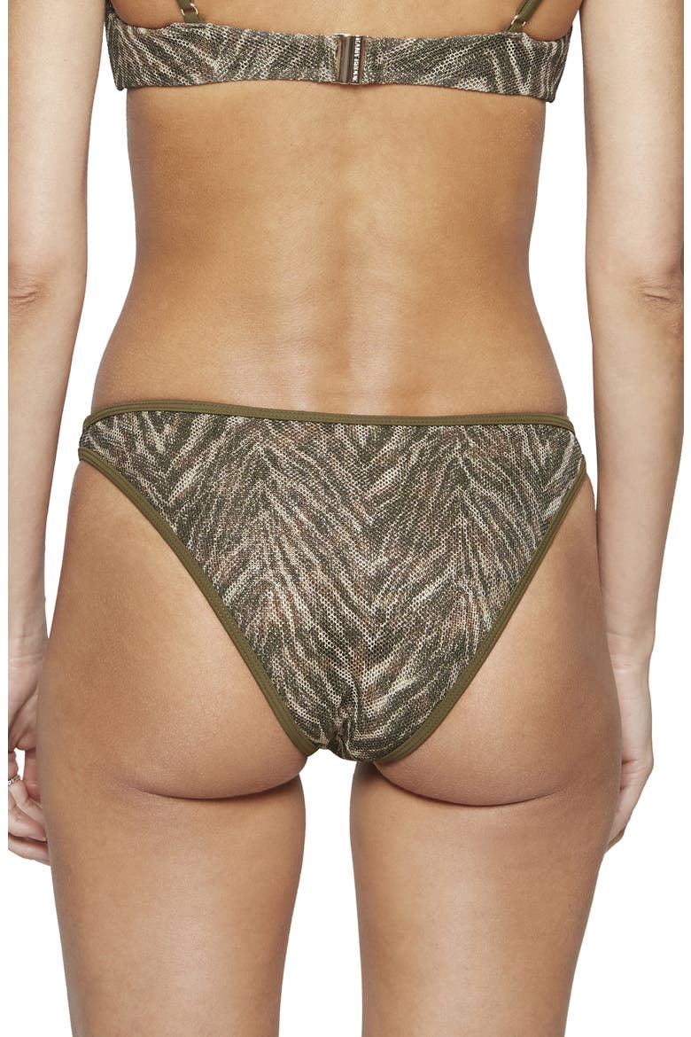 Isla Printed Bikini Bottoms, Alternate, color, BEACH BROWN ZEBRA