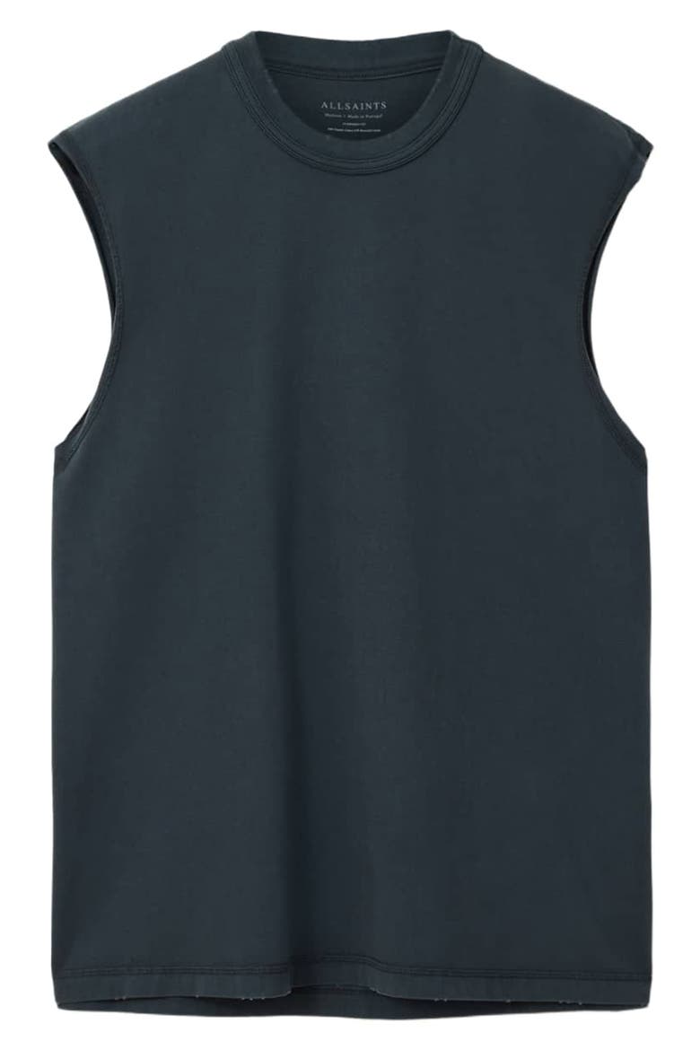 Cole Sleeveless Crewneck T-Shirt, Alternate, color, WASHED BLACK