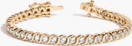 Aurate New York S Estate Lab Grown Sapphire Tennis Bracelet