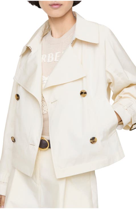 Cropped Lightweight Ladybrook Trench Jacket