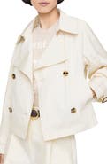Burberry Cropped Lightweight Ladybrook Trench Jacket