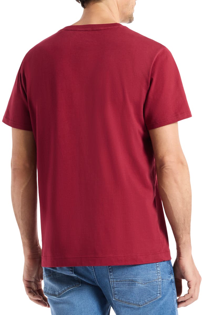 Robert Graham Jet Set Frenchie Graphic T-Shirt, Alternate, color, Burgundy