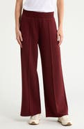 THEO AND SPENCE Pleated Wide Leg Knit Pants
