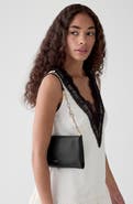 Kate Spade New York Fling Goat Embossed Leather Pouch