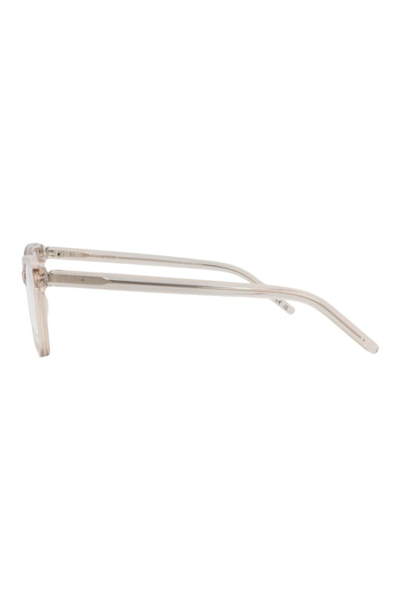 53mm Cat Eye Optical Frames, Alternate, color, BEIGE TRANSPARENT