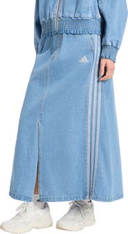adidas Denim Maxi Skirt