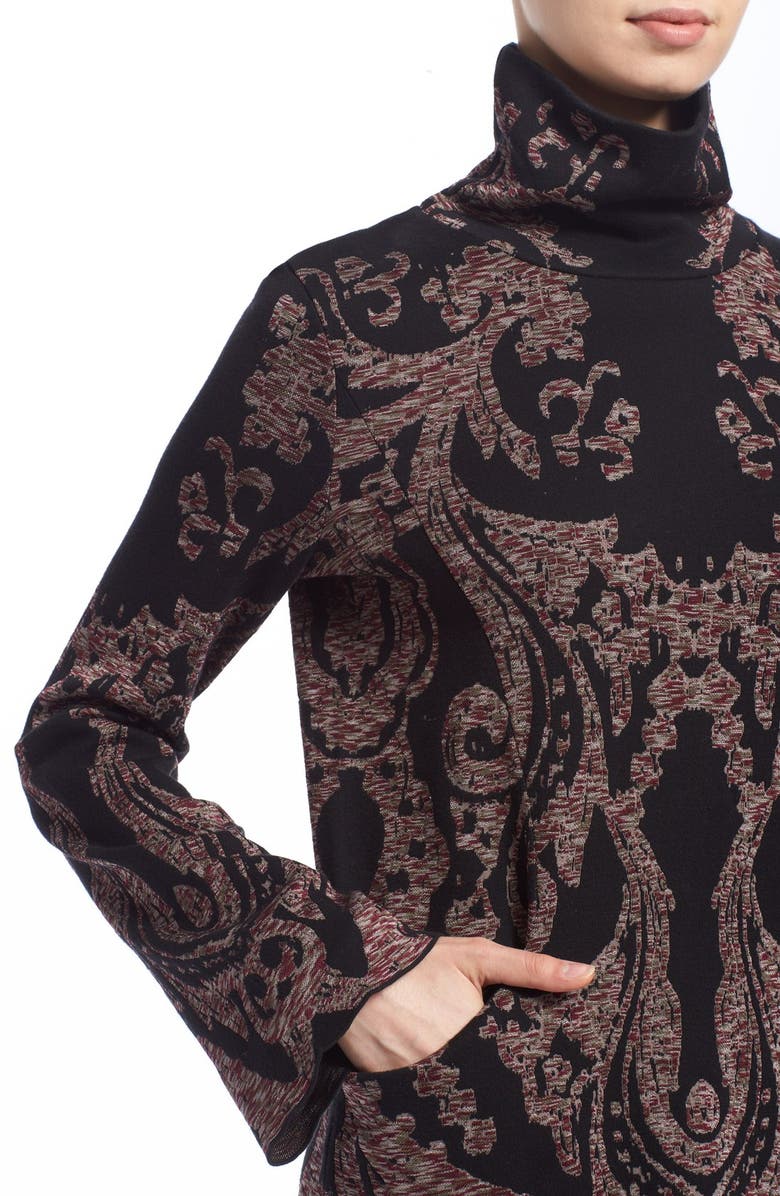 Free People 'Modern Love' Turtleneck Minidress, Alternate, color,