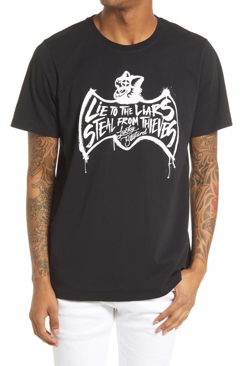 Graphic Tee, Main, color, BLACK