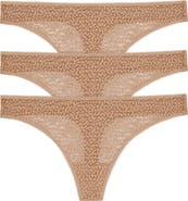 DKNY Modern Lace 3-Pack Thongs