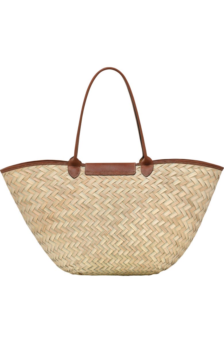 Longchamp Extra Large Le Pliage Panier Tresse Straw Tote, Alternate, color,