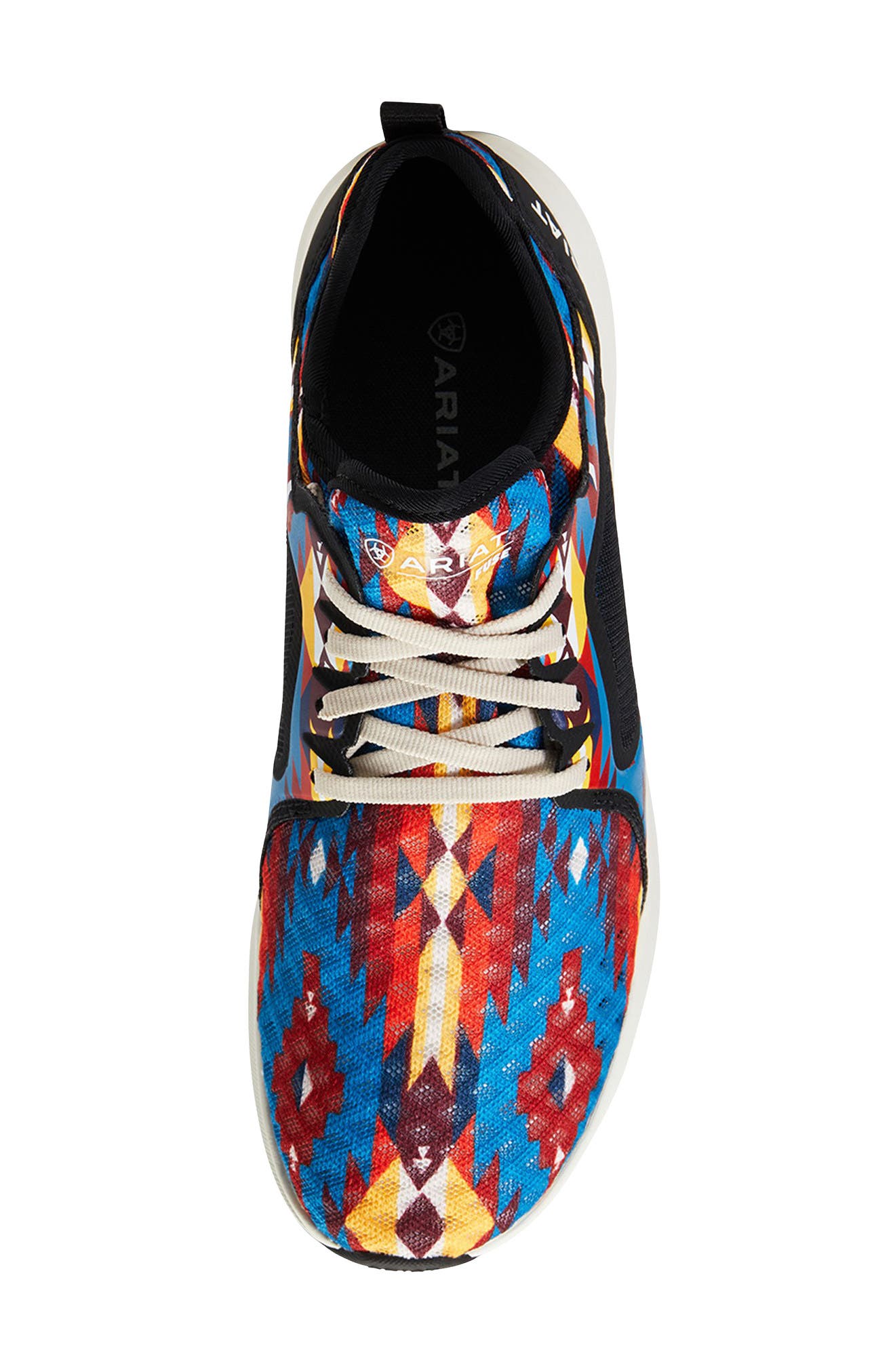 Ariat Fuse Low Top Sneaker, Alternate, color, Blue Geo Print