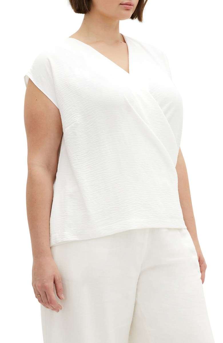 City Chic Ciara Crepe Top, Alternate, color,