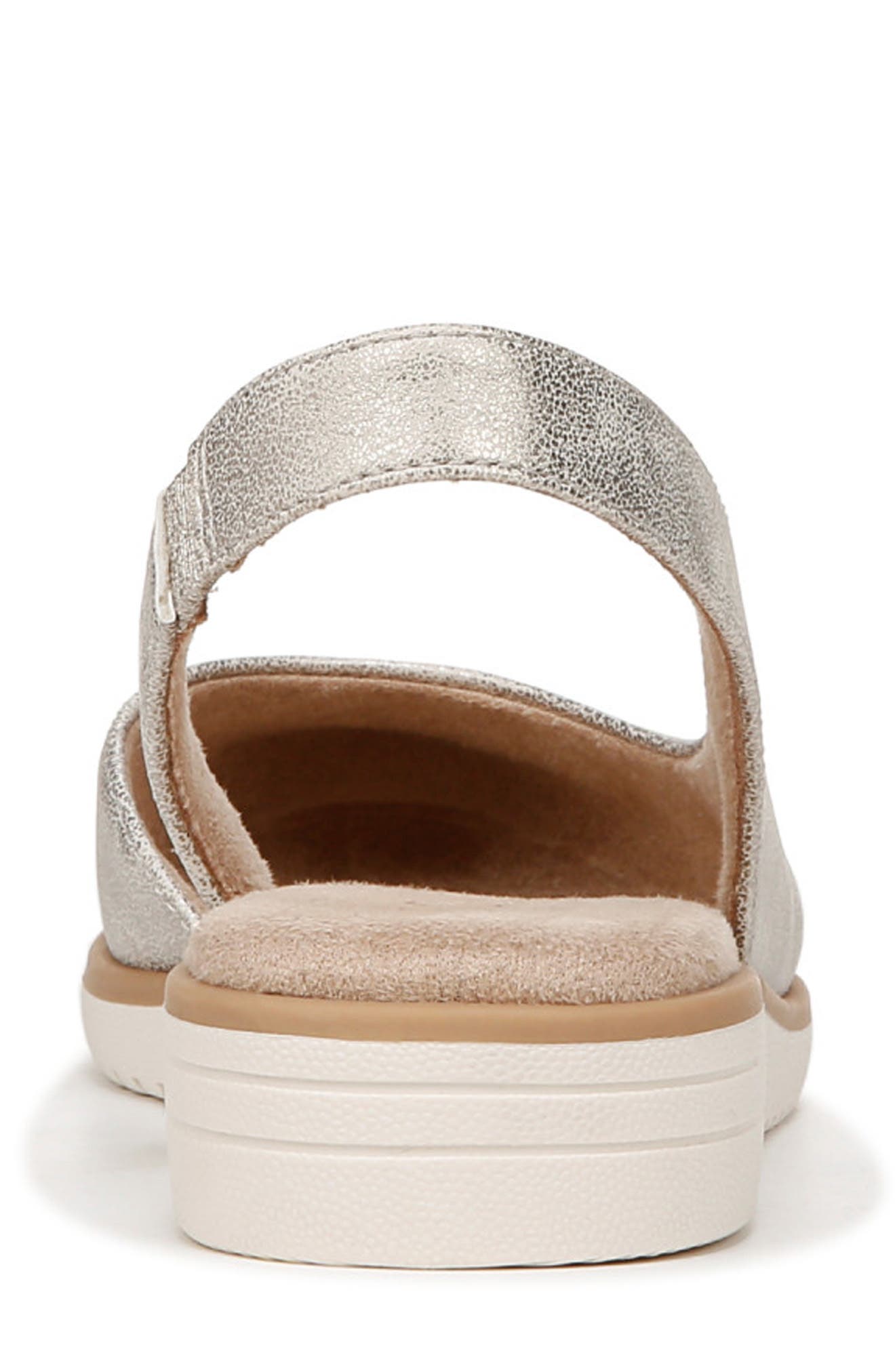 Idea Slingback Flat - Wide Width Available, Alternate, color, LIGHT GOLD