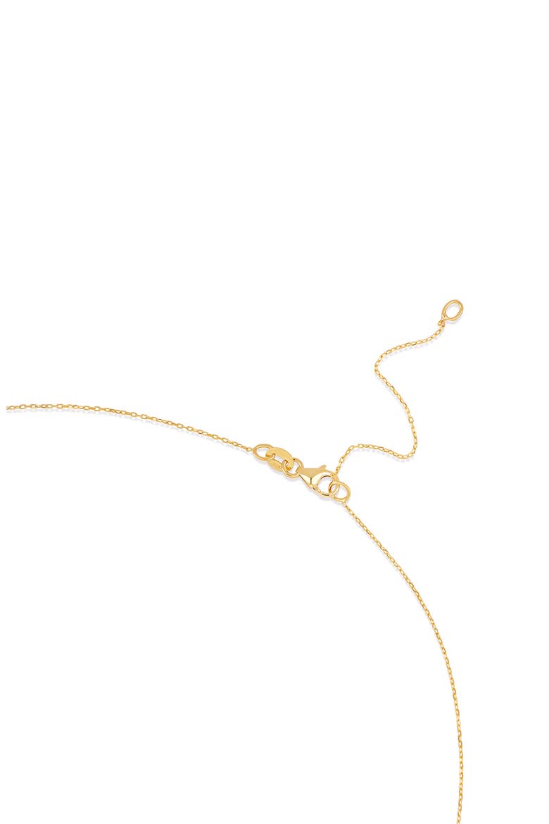 14K Gold Circle Fringe Drop Necklace (Online Trunk Show), Alternate, color, 14K YELLOW GOLD