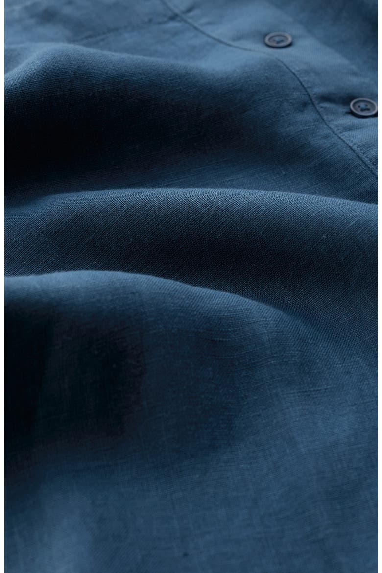 Harbour Wall Linen Tunic, Alternate, color, DUSK