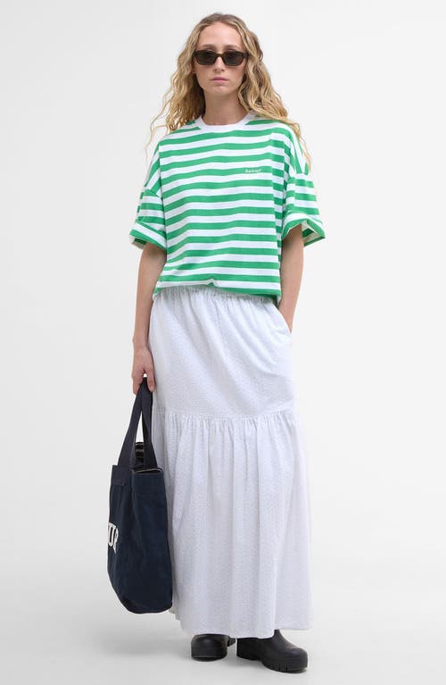 Barbour Abby Stripe Oversize Logo T-shirt