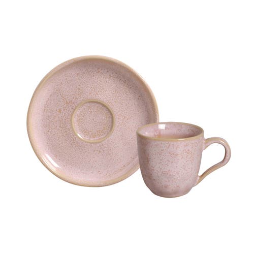Porto Brasil Coffee Cup & Saucer In Pink