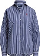 Polo Ralph Lauren Stripe Relaxed Fit Cotton Button-Up Shirt