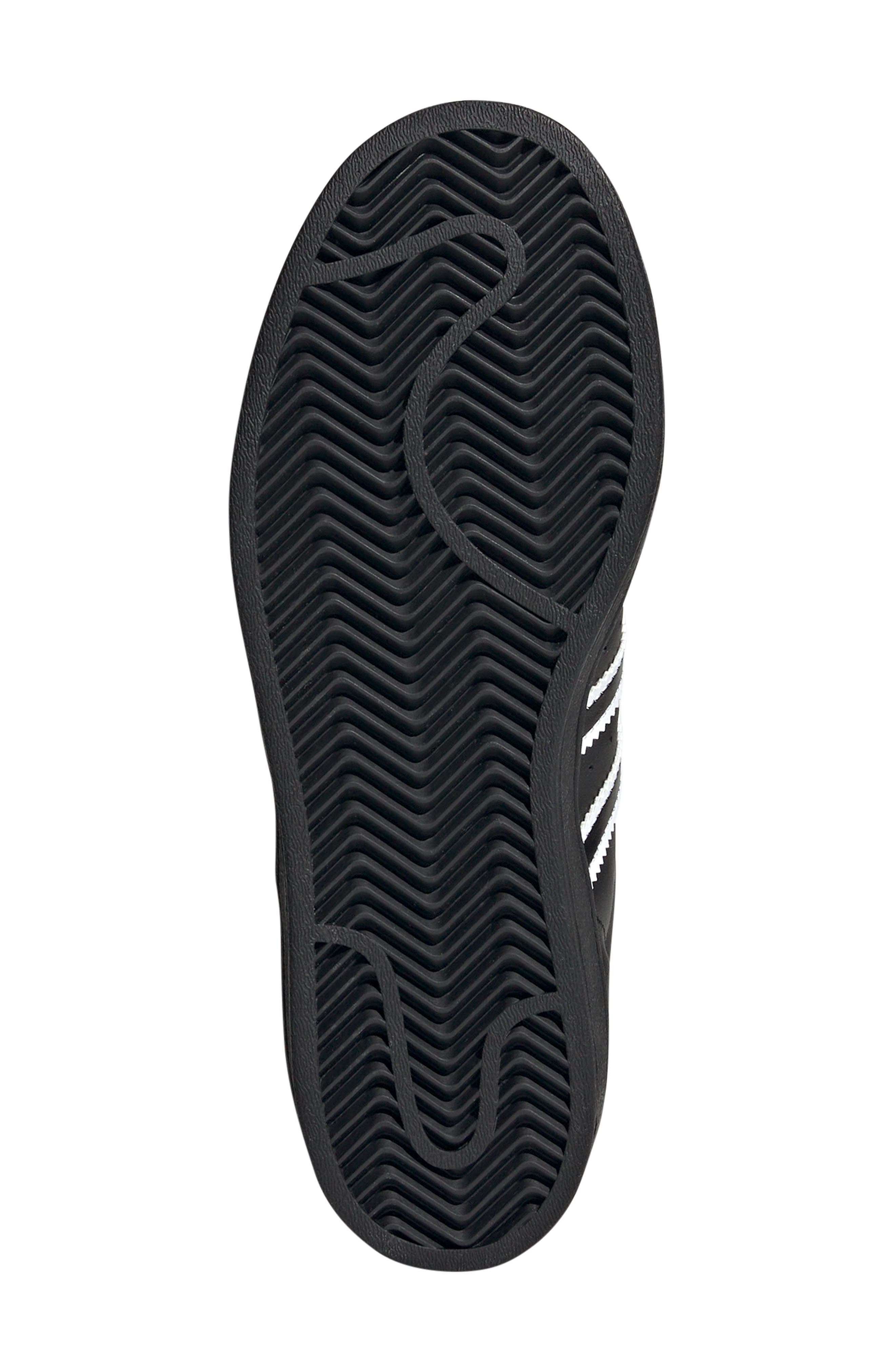 adidas Kids' Superstar Low Top Sneaker, Alternate, color, Core Black