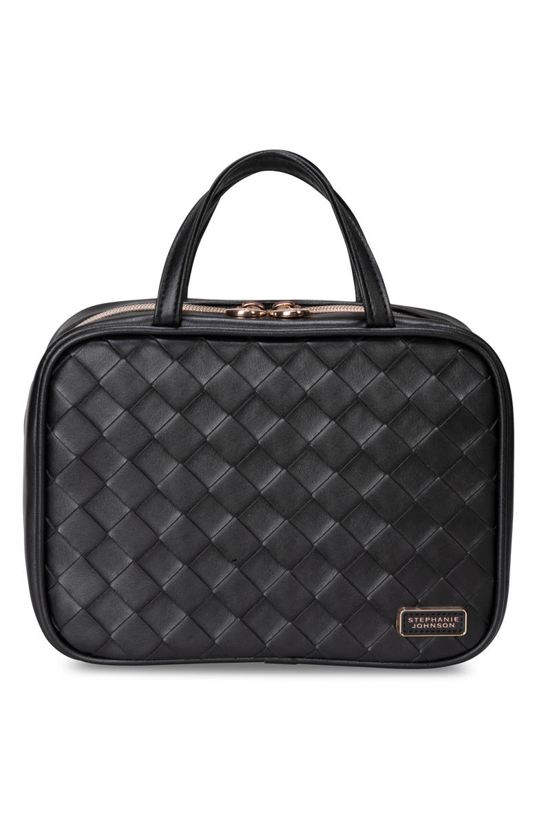 Stephanie Johnson Belize Raven ML Traveler Cosmetics Case, Alternate, color, Black