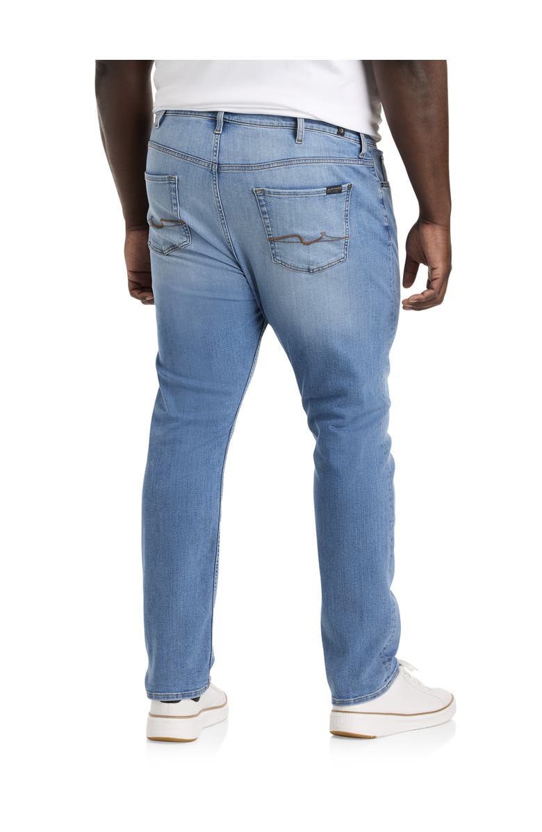 7 For All Mankind Big & Tall Light Wash Jeans, Alternate, color, Pacific Blue